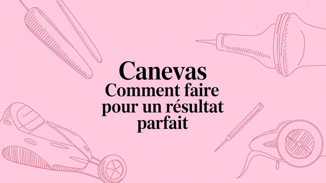Canevas comment faire pour un résultat parfait - Sunday Pouch