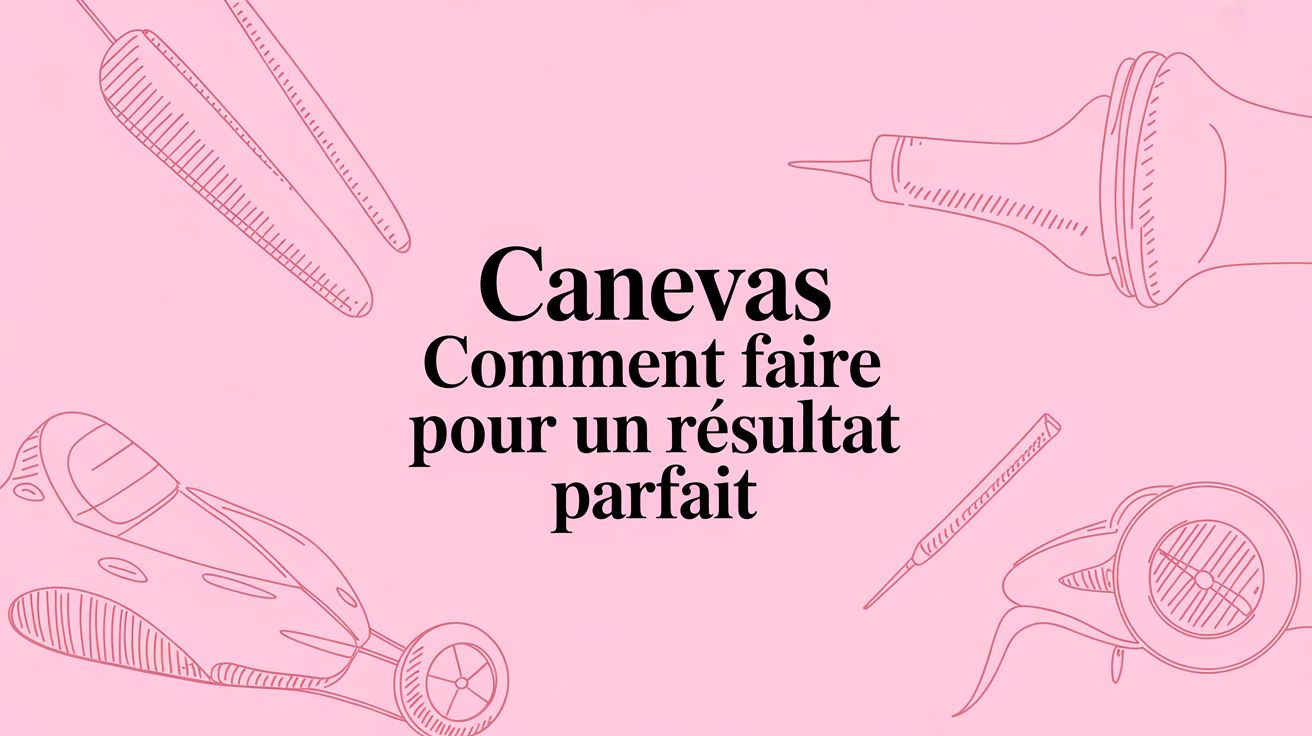 Canevas comment faire pour un résultat parfait