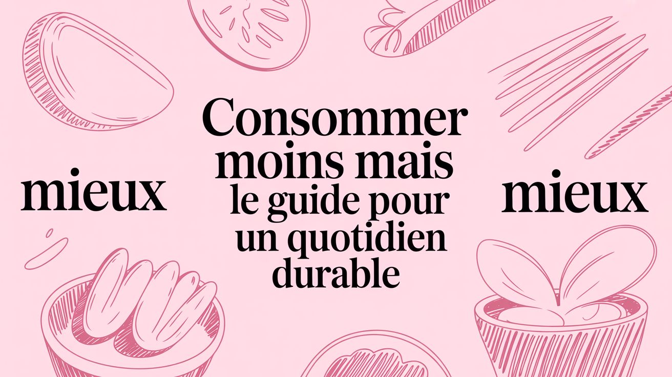 Consommer moins mais mieux : le guide pour un quotidien durable - Sunday Pouch