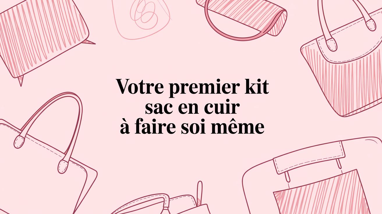 Votre premier kit sac en cuir à faire soi même