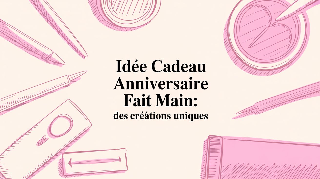idée cadeau anniversaire fait main: des créations uniques qui touchent en plein cœur