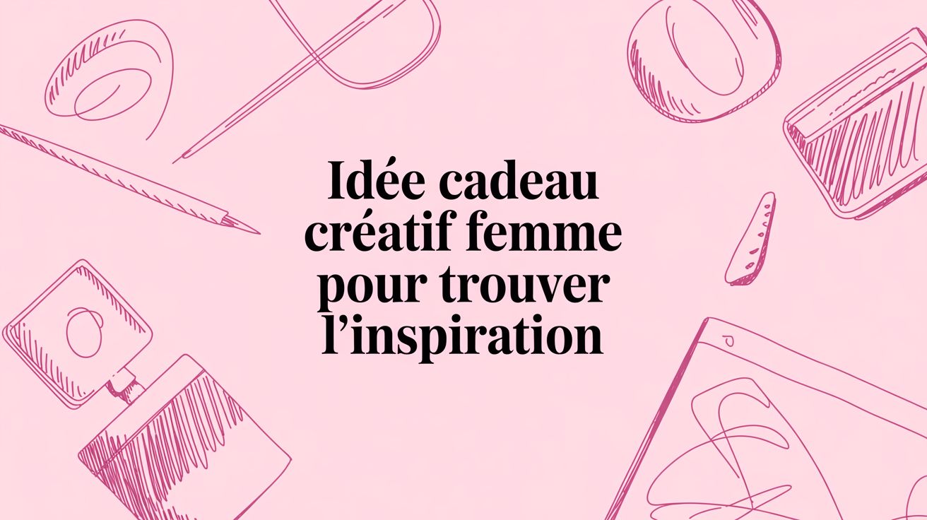 Idée cadeau créatif femme pour trouver l'inspiration