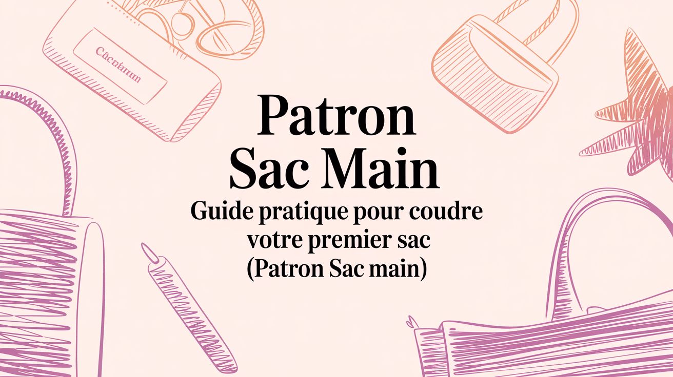 Patron sac main : le guide facile pour coudre votre premier sac