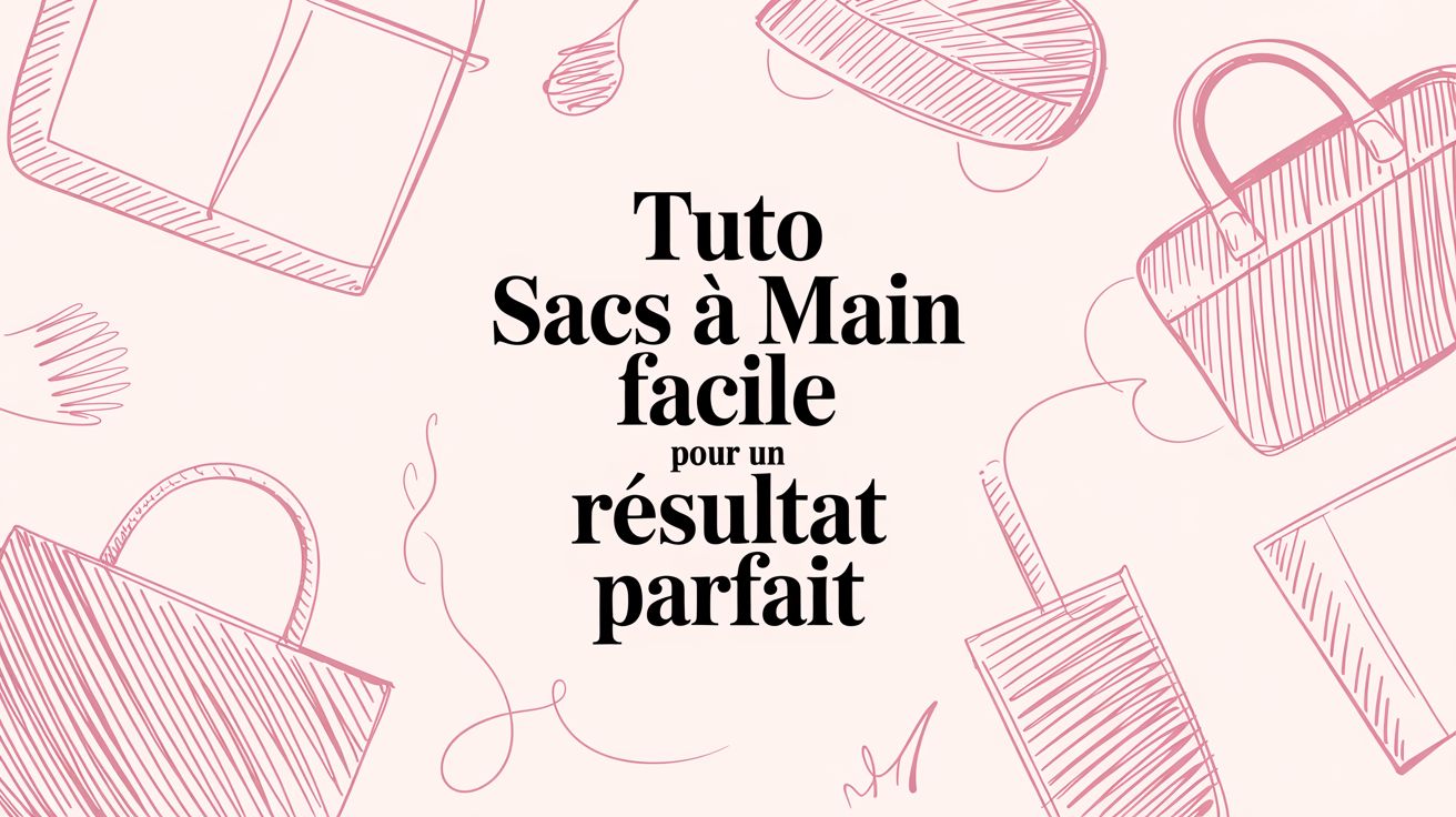 Tuto sacs à main facile pour un résultat parfait