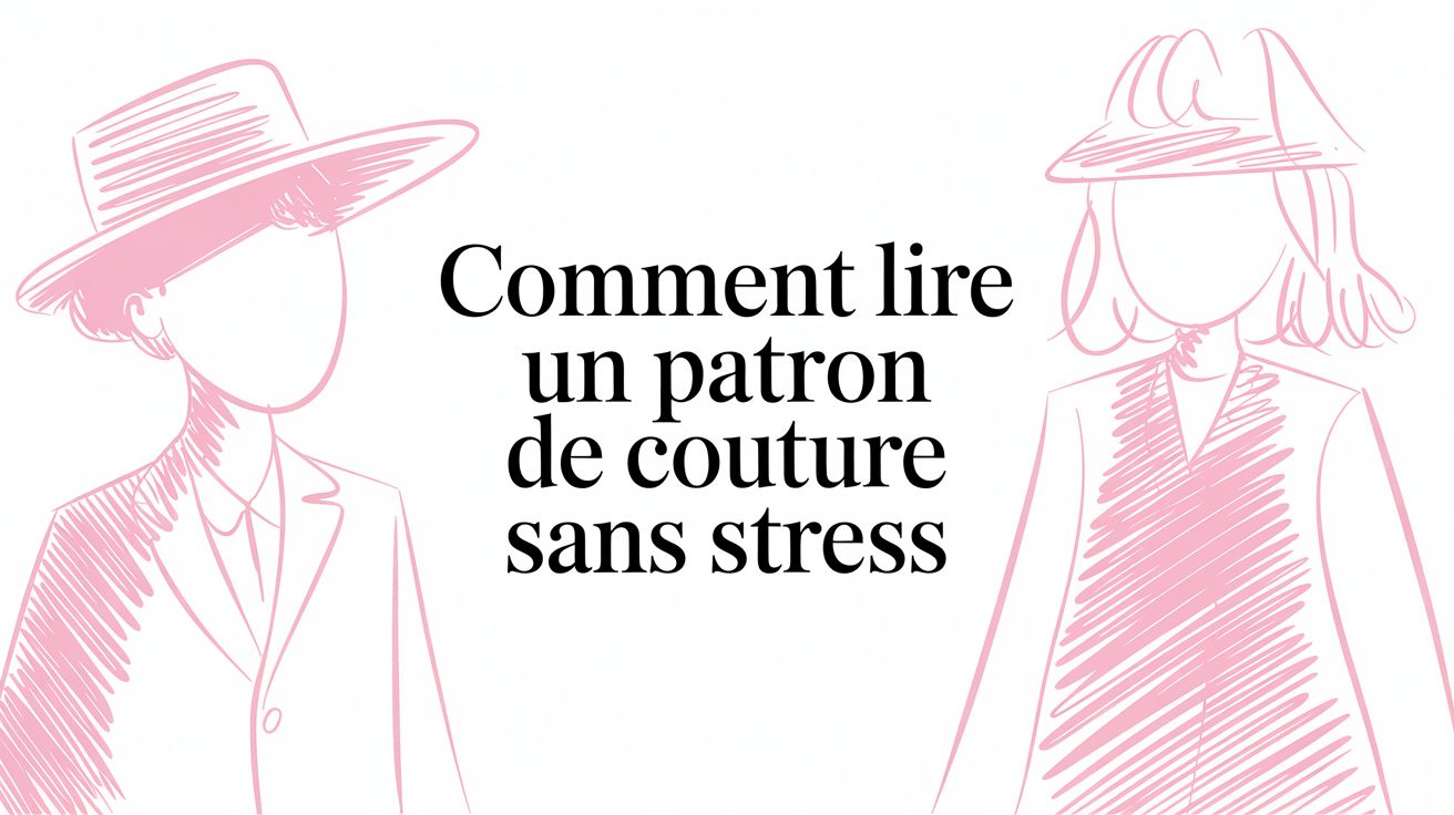 Comment lire un patron de couture sans stress