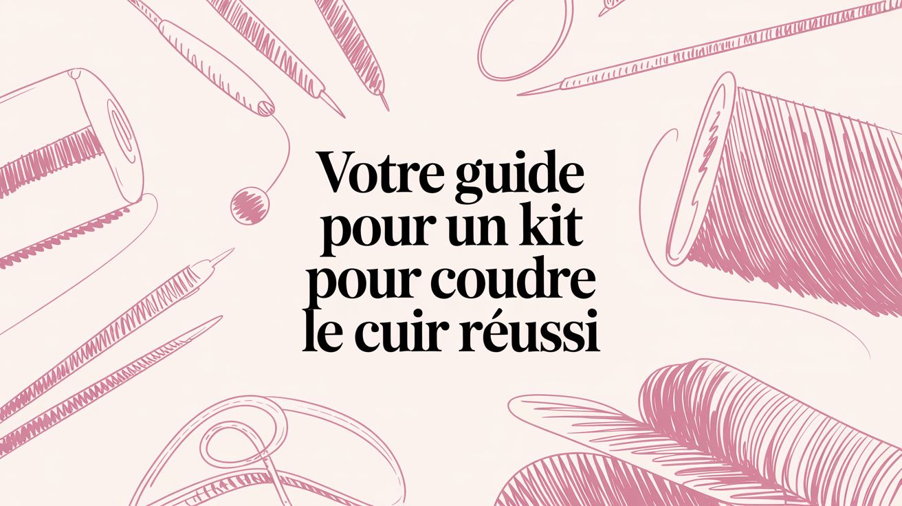 Votre guide pour un kit pour coudre le cuir réussi