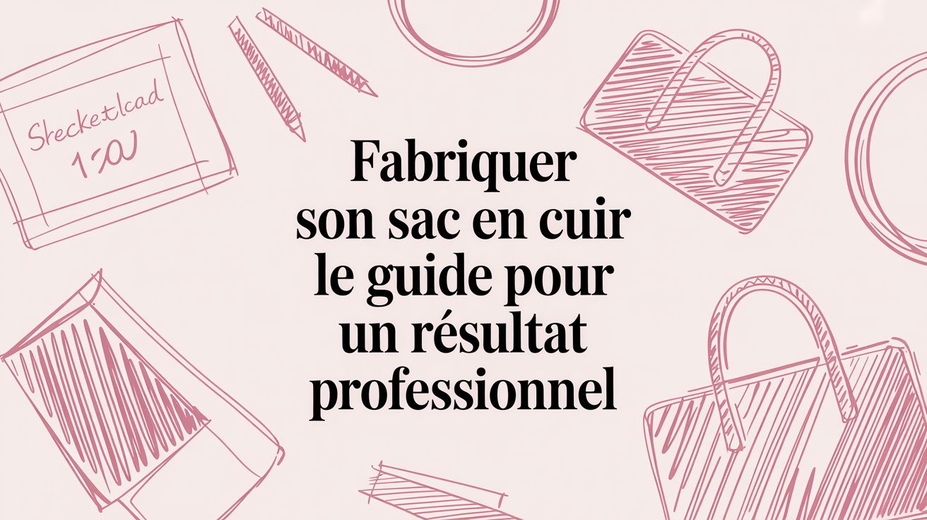 Fabriquer son sac en cuir : le guide pour un résultat professionnel - Sunday Pouch