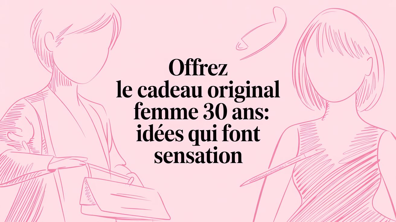 Offrez le cadeau original femme 30 ans: idées qui font sensation - Sunday Pouch
