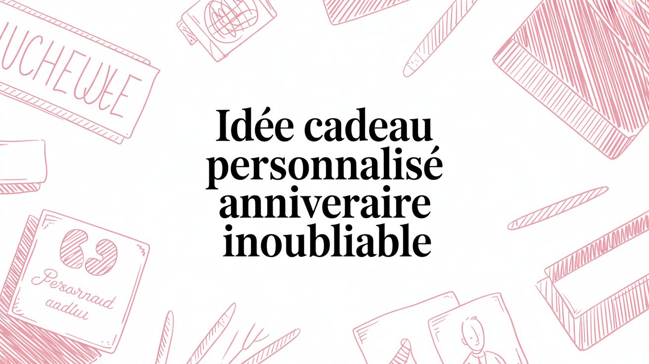 Idée cadeau personnalisé anniversaire inoubliable