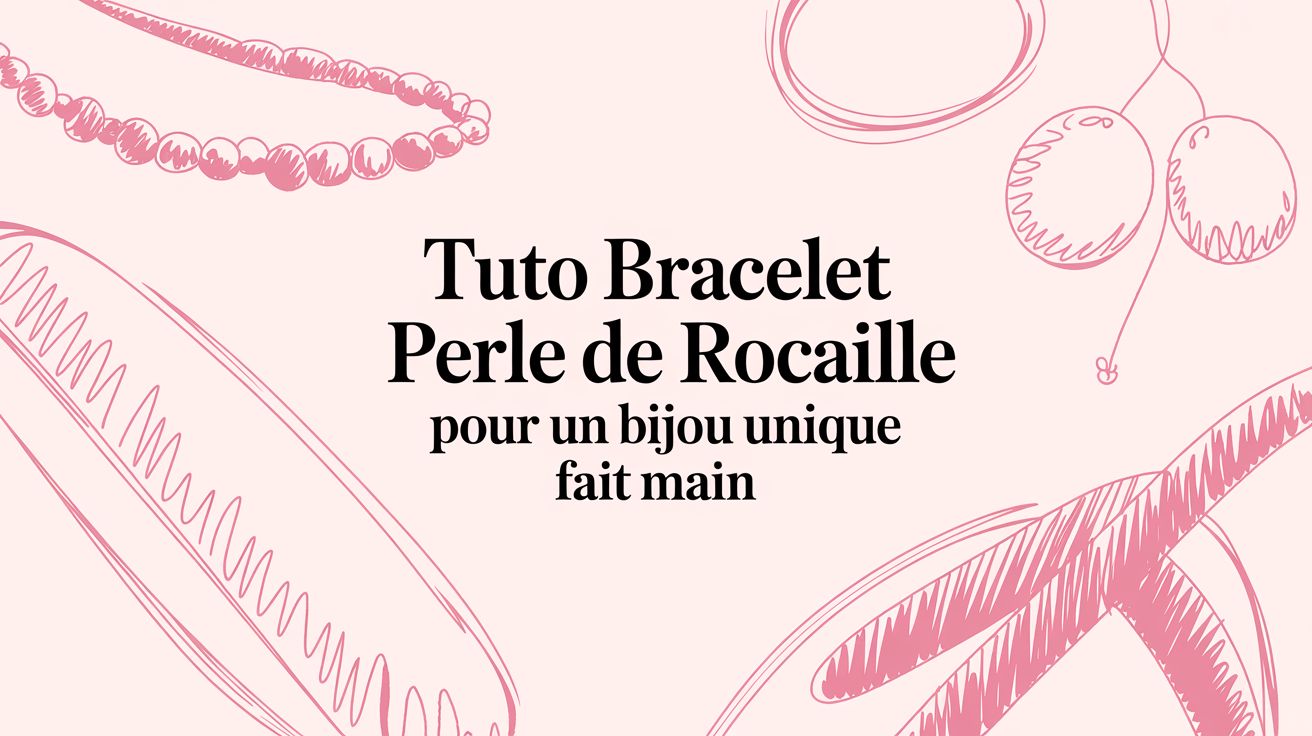Tuto bracelet perle de rocaille pour un bijou unique fait main - Sunday Pouch